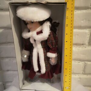 Vintage New in Box Century Collection Genuine Porcelain Doll